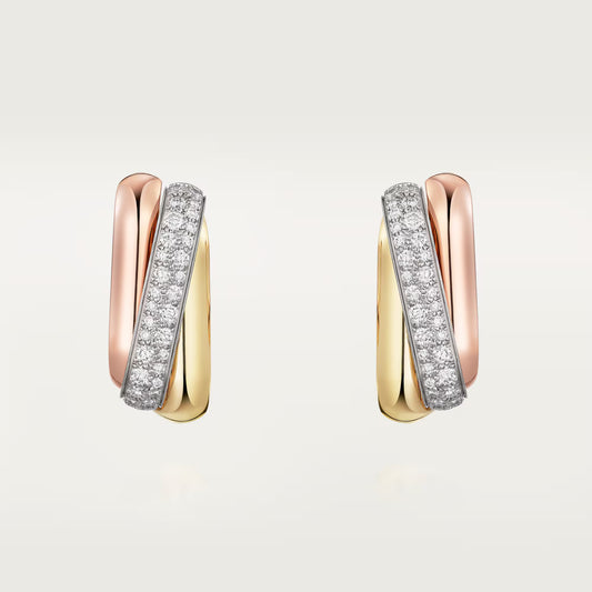 Trinity Cushion Earrings