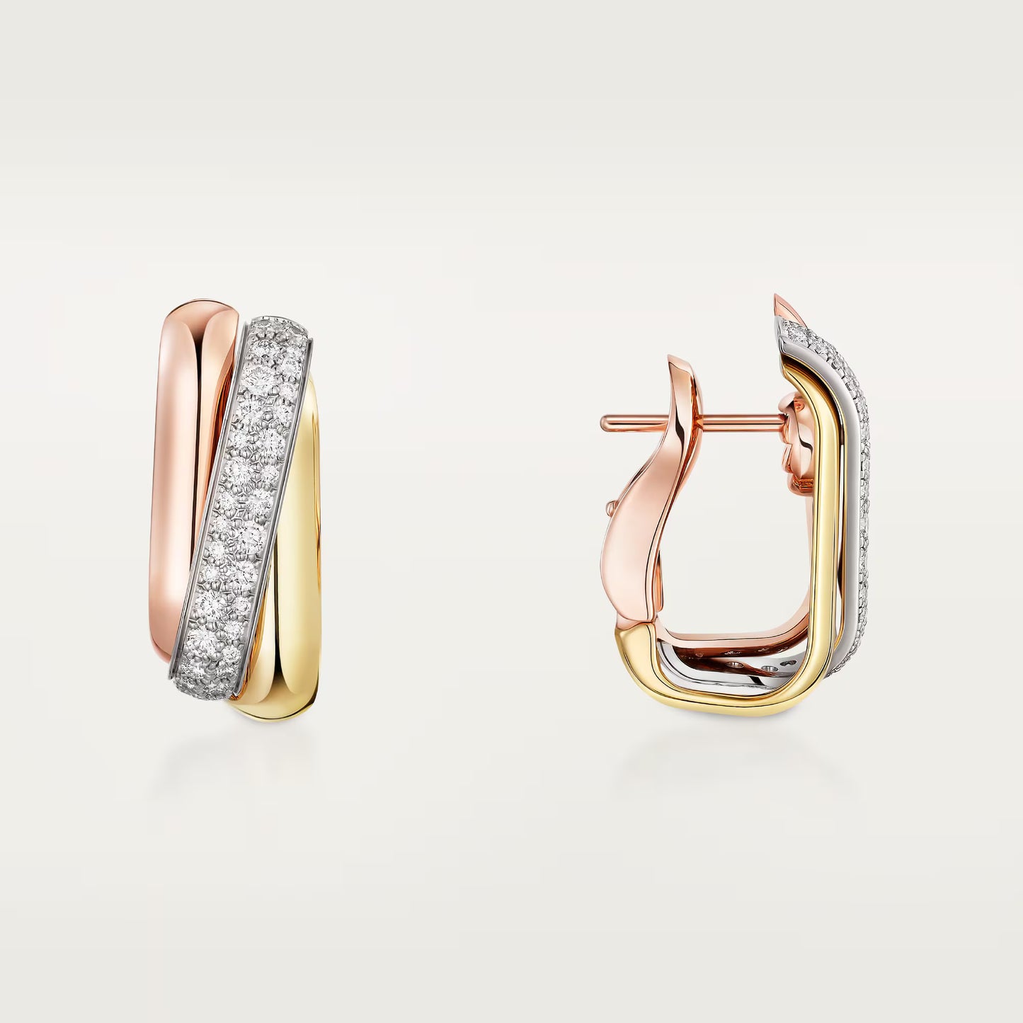 Trinity Cushion Earrings