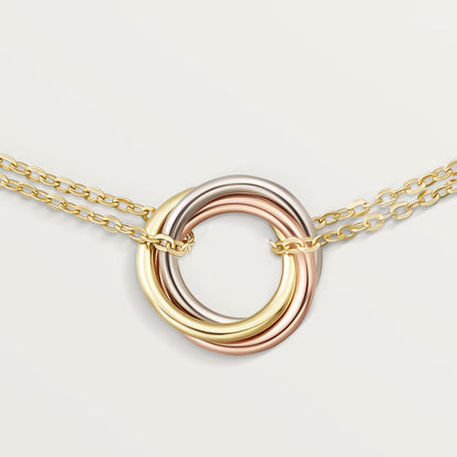Trinity Bracelet on Chain